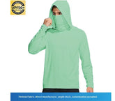 Dark gray camouflage climbing ice silk sun protection clothing by Dropshipman for outdoor sports and cross-border adventures.