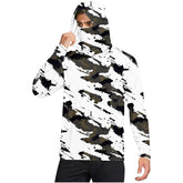 Dark gray camouflage climbing ice-silk outdoor sports sun-protection clothing by Dropshipman, designed for cross-border outdoor activities.