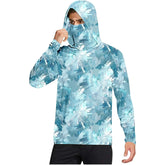 Dark gray camouflage outdoor climbing ice silk sun-protection clothing by Dropshipman for cross-border sports activities.