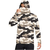 Dark gray camouflage outdoor climbing ice-silk sun-protection clothing by Dropshipman for cross-border sports activities.