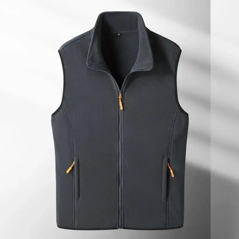 Japanese Fishing Suits Couple Vest Polar Fleece Vest Jacket Warm by Dropshipman
