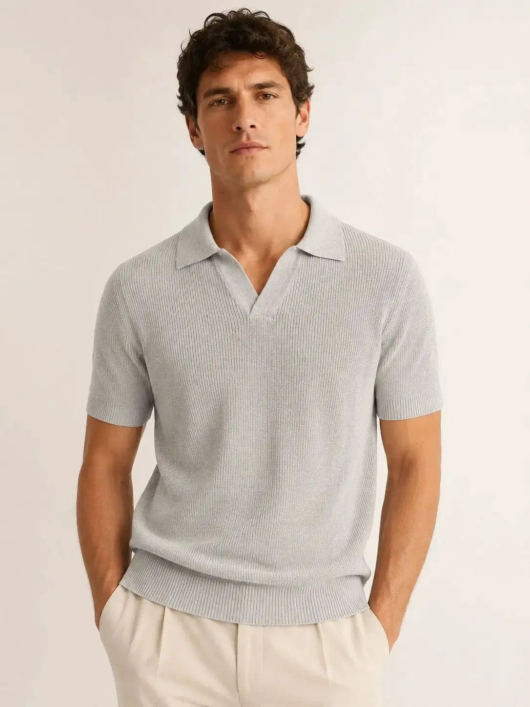 Italian Old Money Casual Breathable Mens by Dropshipman