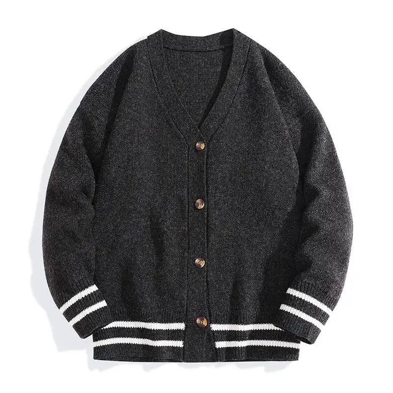 Mens Versatile Sweater Jacket For Teens by Dropshipman