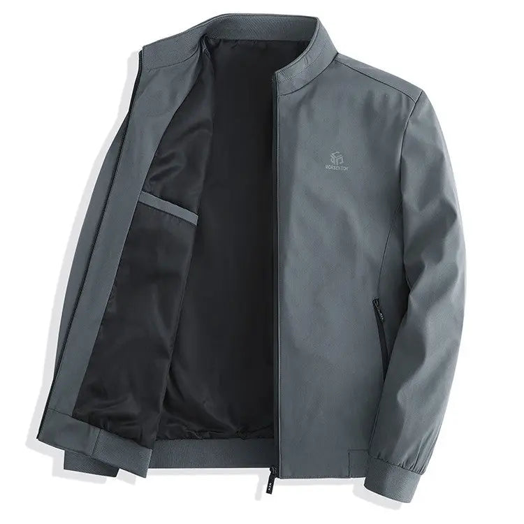 Men's casual versatile jacket by Dropshipman, featuring a comfortable design and lightweight fabric, perfect for everyday wear.
