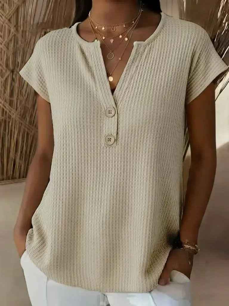 Seasonal New Womens Casual Loose-fitting Top