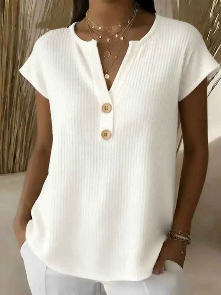 Seasonal New Womens Casual Loose-fitting Top