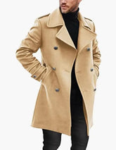 Light gray woolen men&