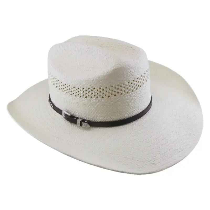 Knights Cap Cowboy Hat Five-point Straw-brimmed Cowboy Hat