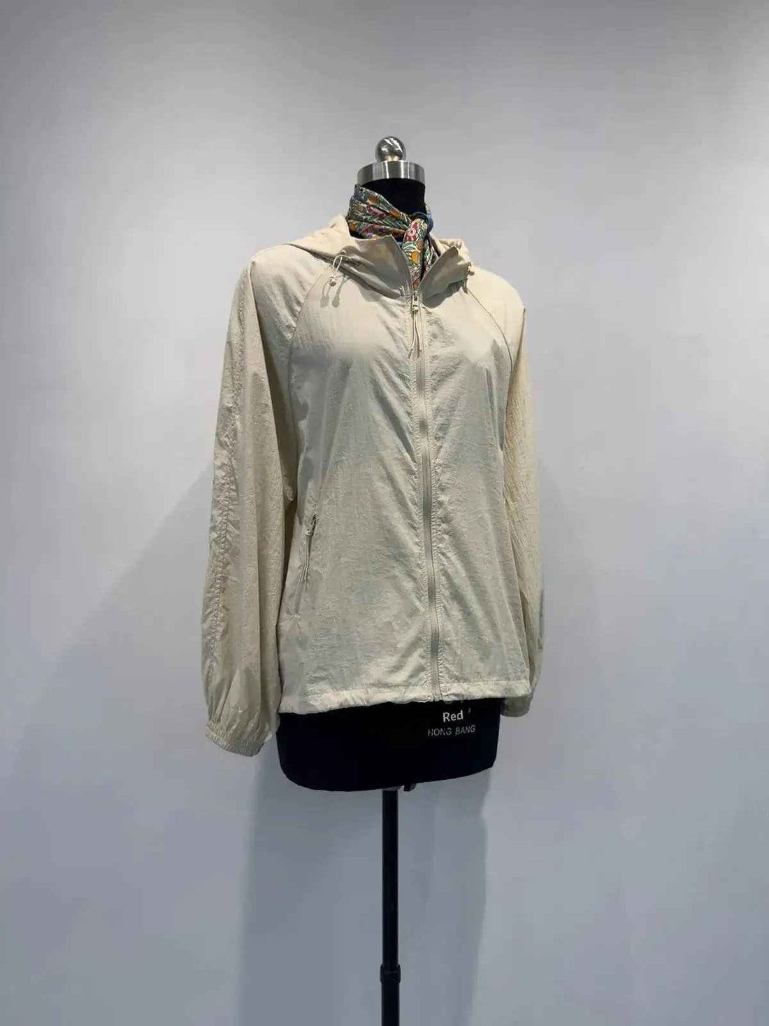 Summer Breathable Hooded Zip-up Loose-fit Outdoor Sun-protective Jacket