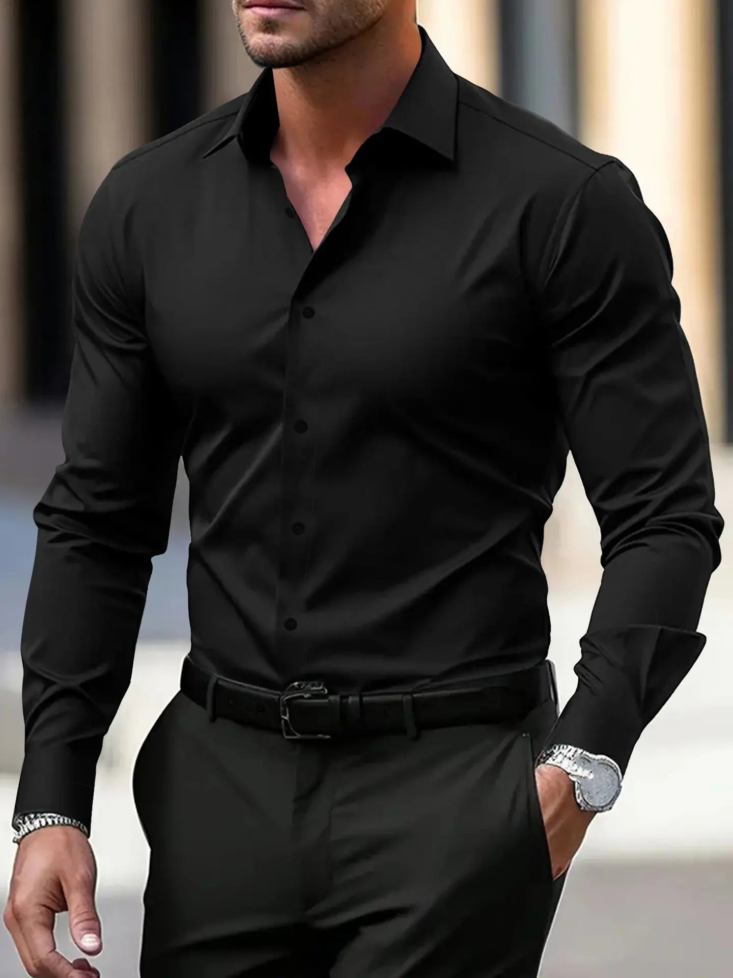 Navy blue men&