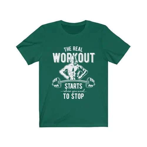 Navy XL T-shirt from The Real Workout collection by Dropshipman, featuring a comfortable fit and casual style.