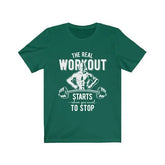 Navy XL T-shirt from The Real Workout collection by Dropshipman, featuring a comfortable fit and casual style.