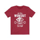 Navy XL T-shirt from The Real Workout collection by Dropshipman, featuring a comfortable fit and bold graphic design.