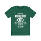 Navy XL T-shirt from The Real Workout collection by Dropshipman, featuring a comfortable fit and bold graphic design.