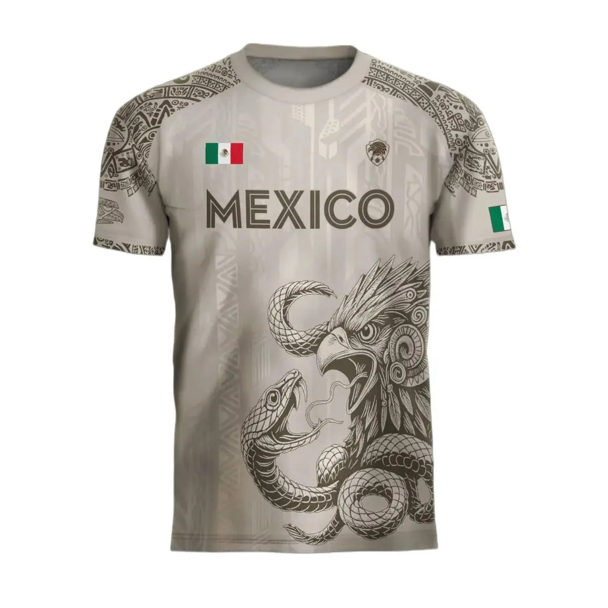 Dropshipman round-neck casual sporty printed short-sleeve digital-print pullover top shown in the image.