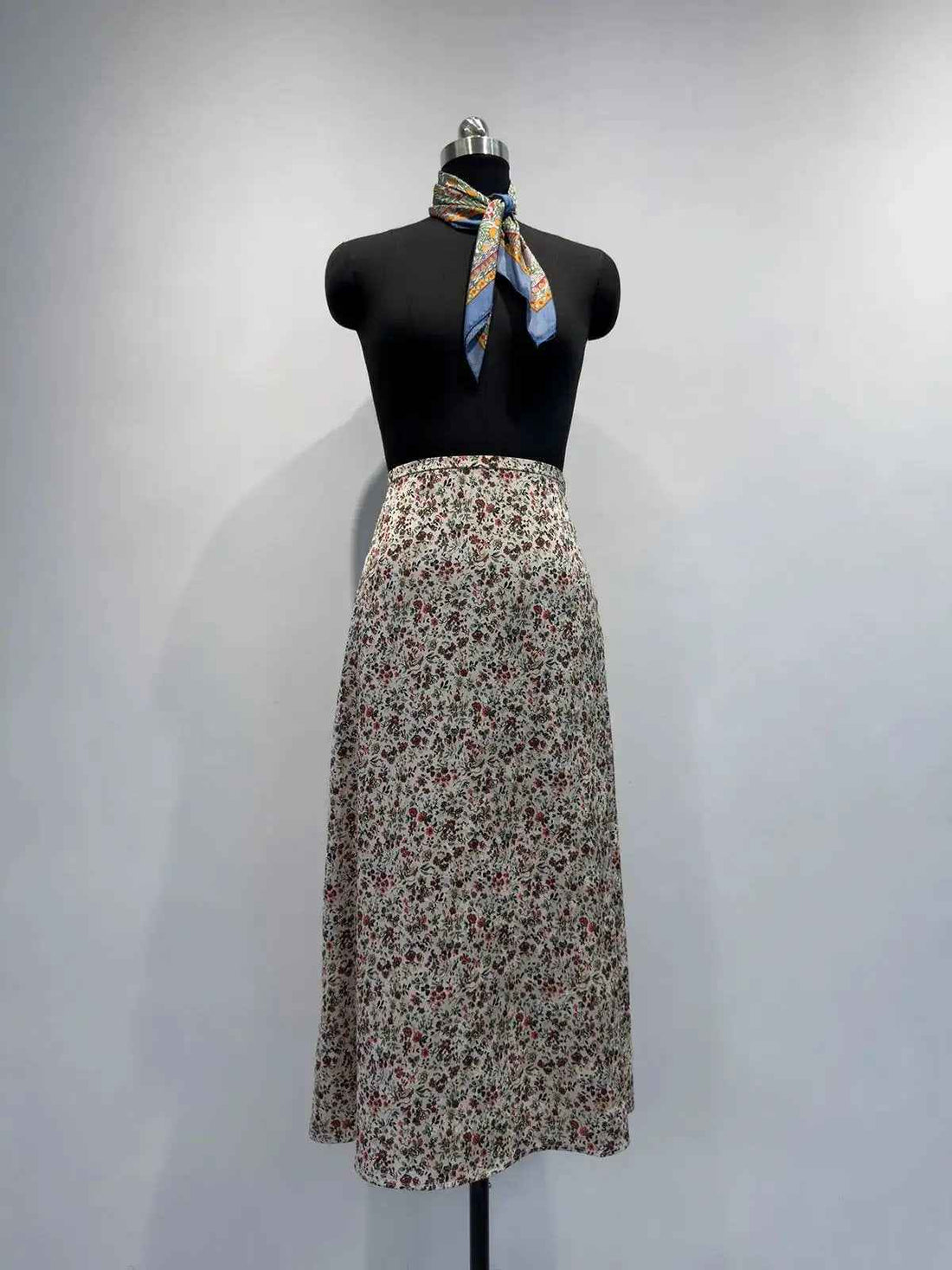 Classic Floral A-Line Skirt For Women