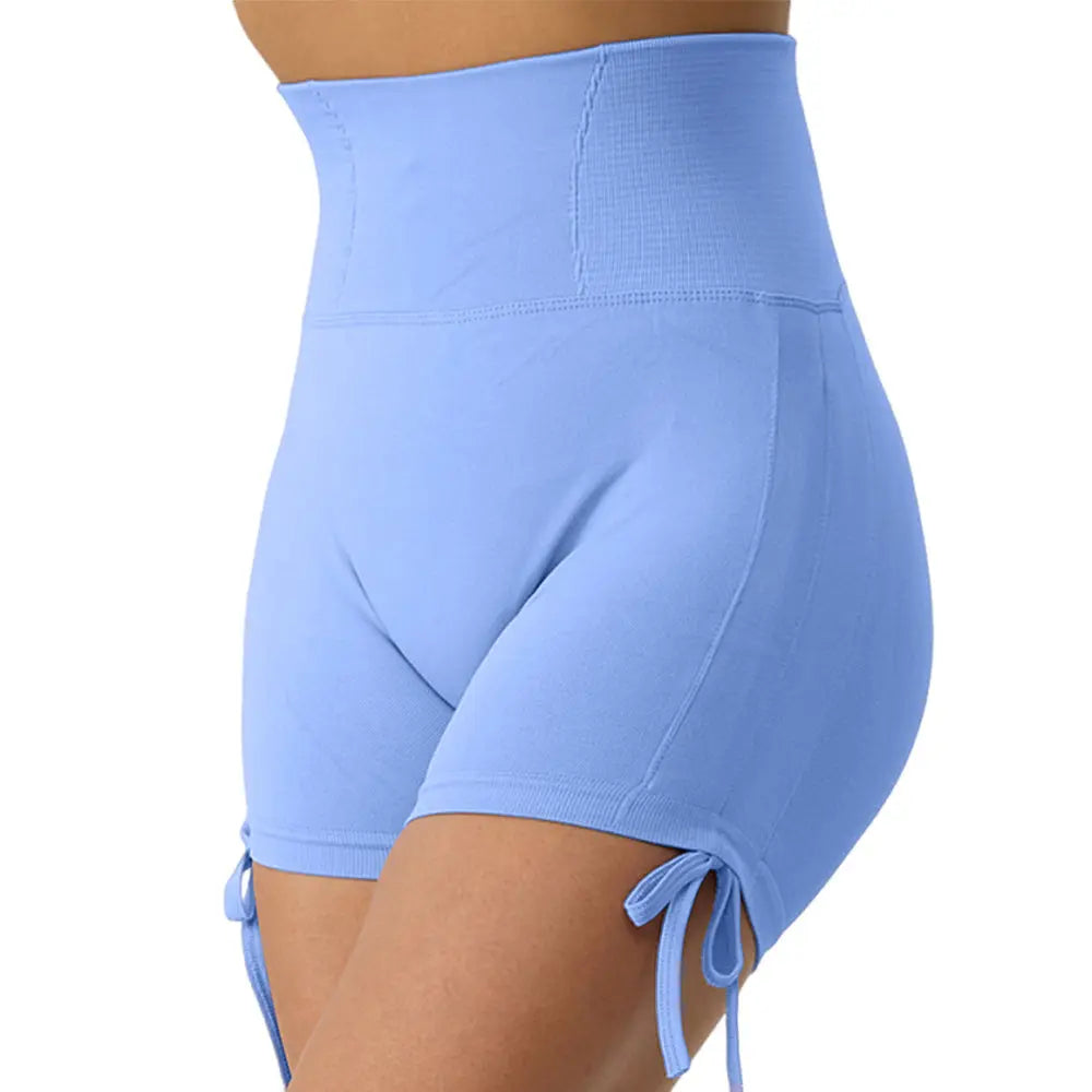 Dropshipman seamless peach-butt high-waist yoga pants with coffee leopard print, designed for fitness and active wear.