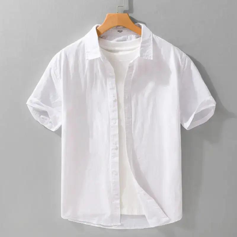 Summer Mens Clothing Simple Versatile Short-sleeve Shirt by Dropshipman