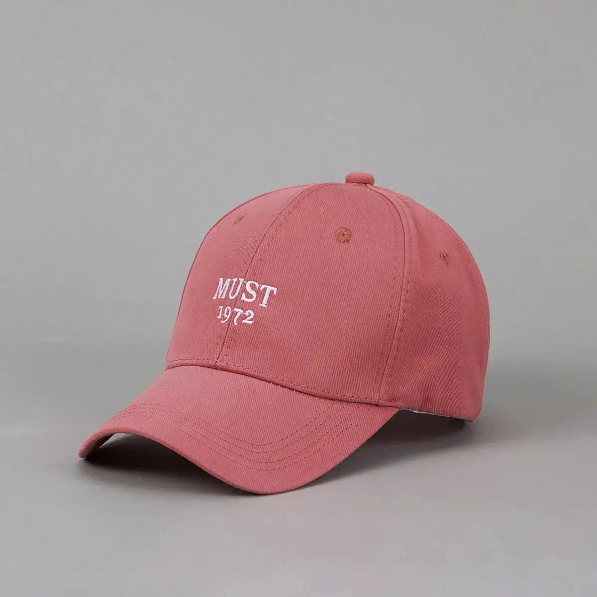 White men's and women's embroidered letter baseball cap by Dropshipman, casual outdoor headwear for daily wear and outings.