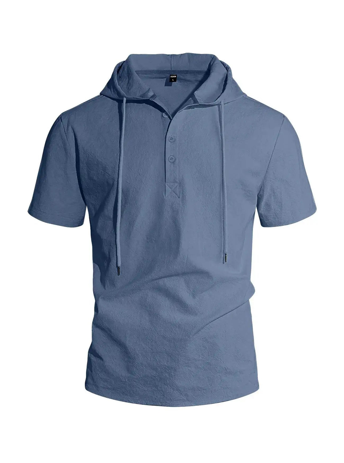 Mens Linen Short-sleeve Shirt by Dropshipman