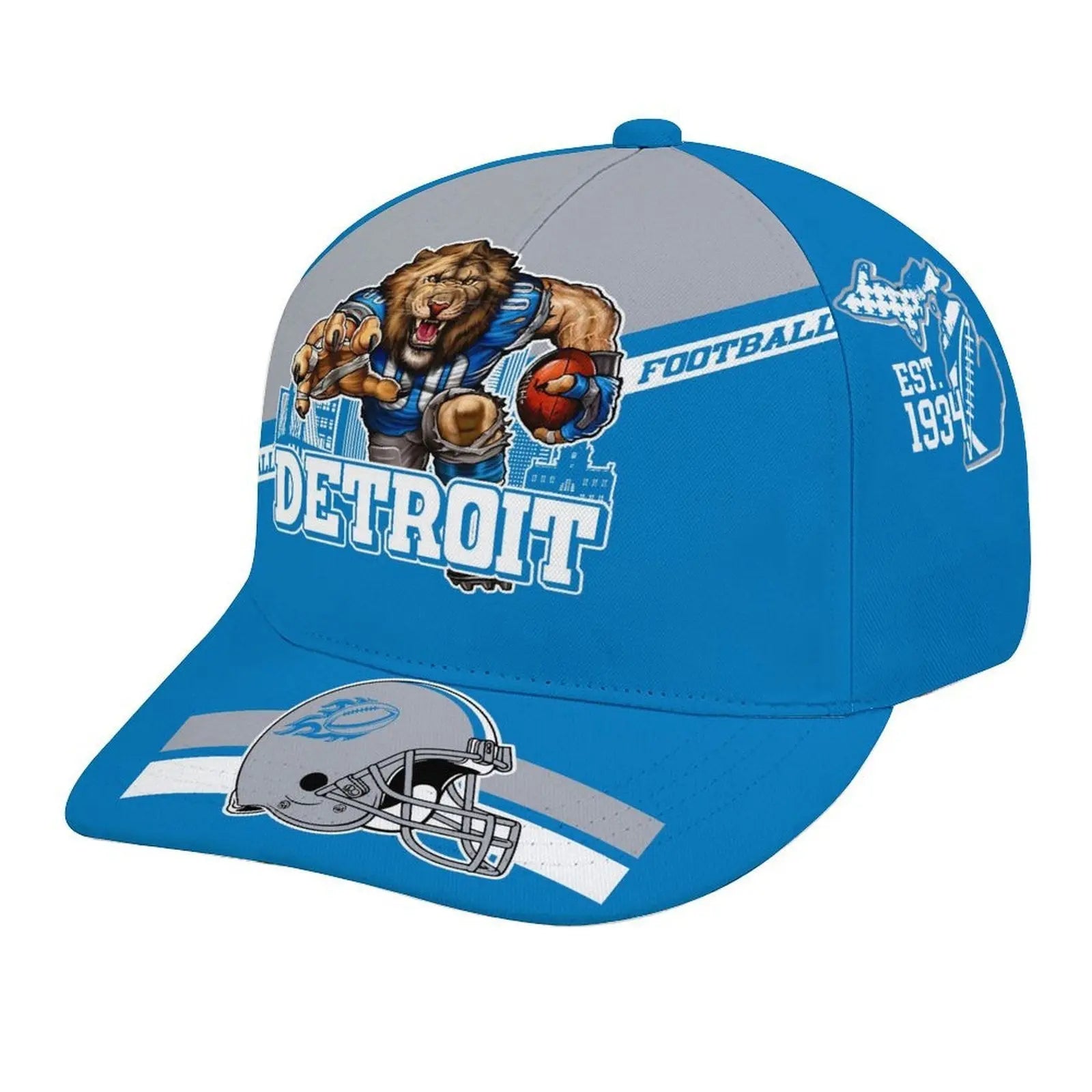 Creative casual printed cap with baseball-style brim by Dropshipman, featuring a versatile design and comfortable fit.