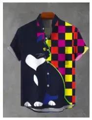 Hawaiian-style Fashionable And Breathable Mens Shirt by Dropshipman