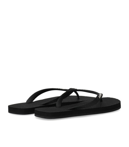 Dsquared2 Black Flip Flops With Logo