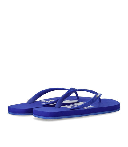 Dsquared2 Electric Blue Flip Flops With Logo