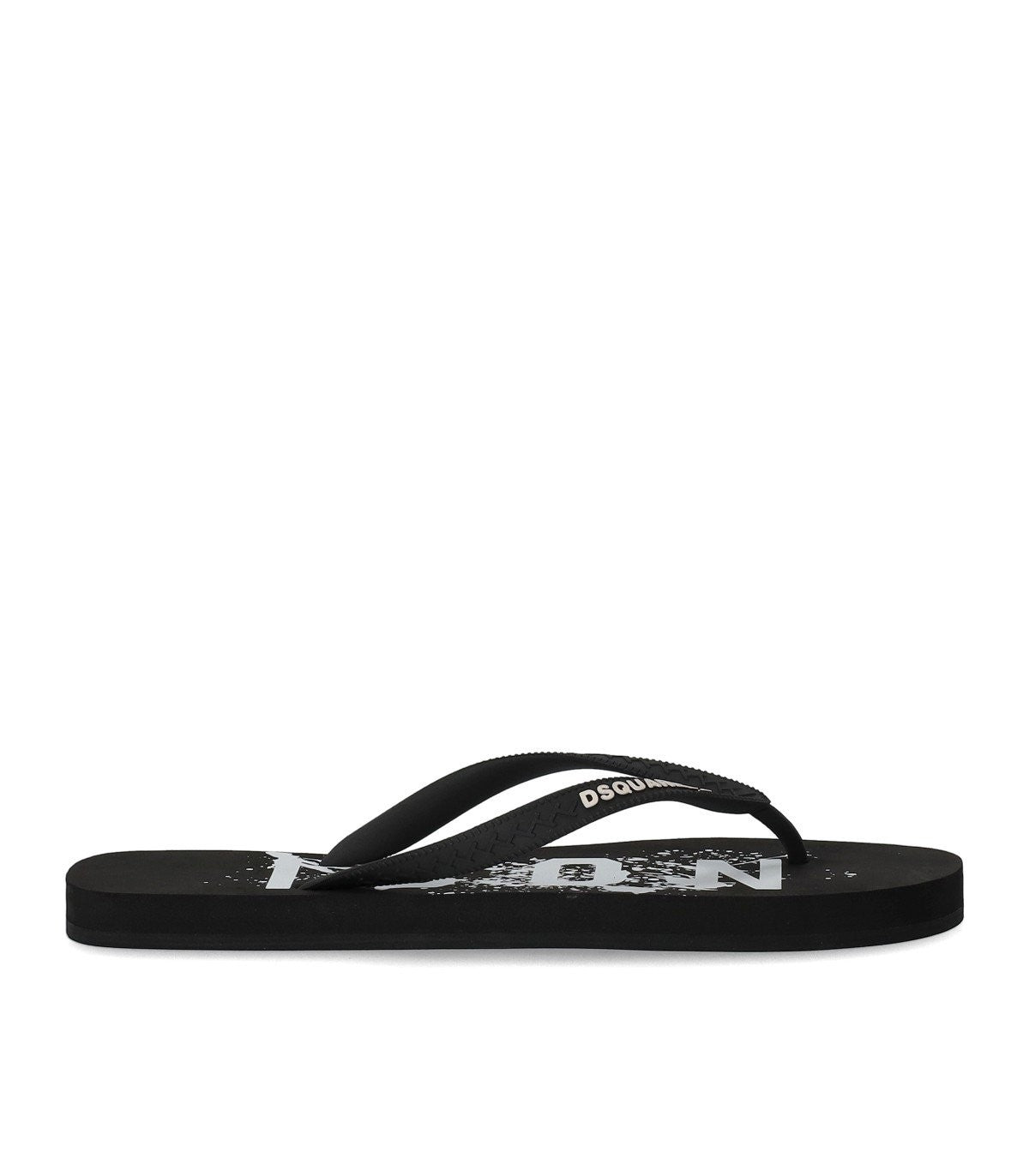 Dsquared2 Icon Splash Black Flip Flops