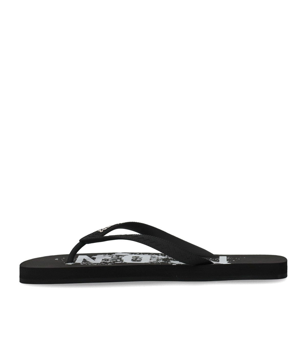 Dsquared2 Icon Splash Black Flip Flops