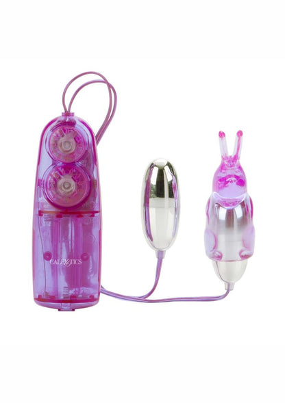 Dual Bunny Teaser Bullet CalExotics  With Wired Remote Control