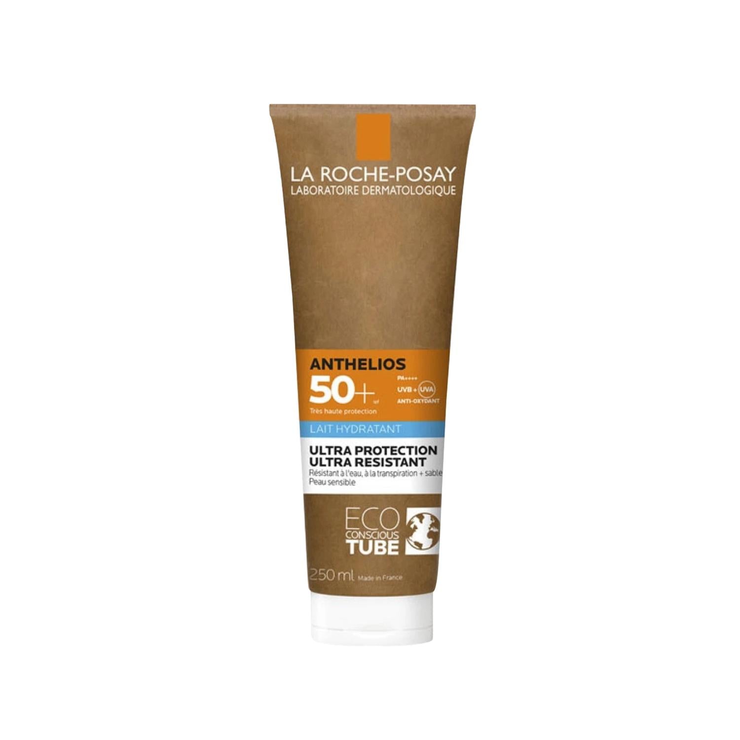 La Roche-Posay Anthelios SPF50+ Sunscreen Lotion: High UV Sun Protection &amp; Hydration for Sensitive Skin | 250ml Body Sunscreen