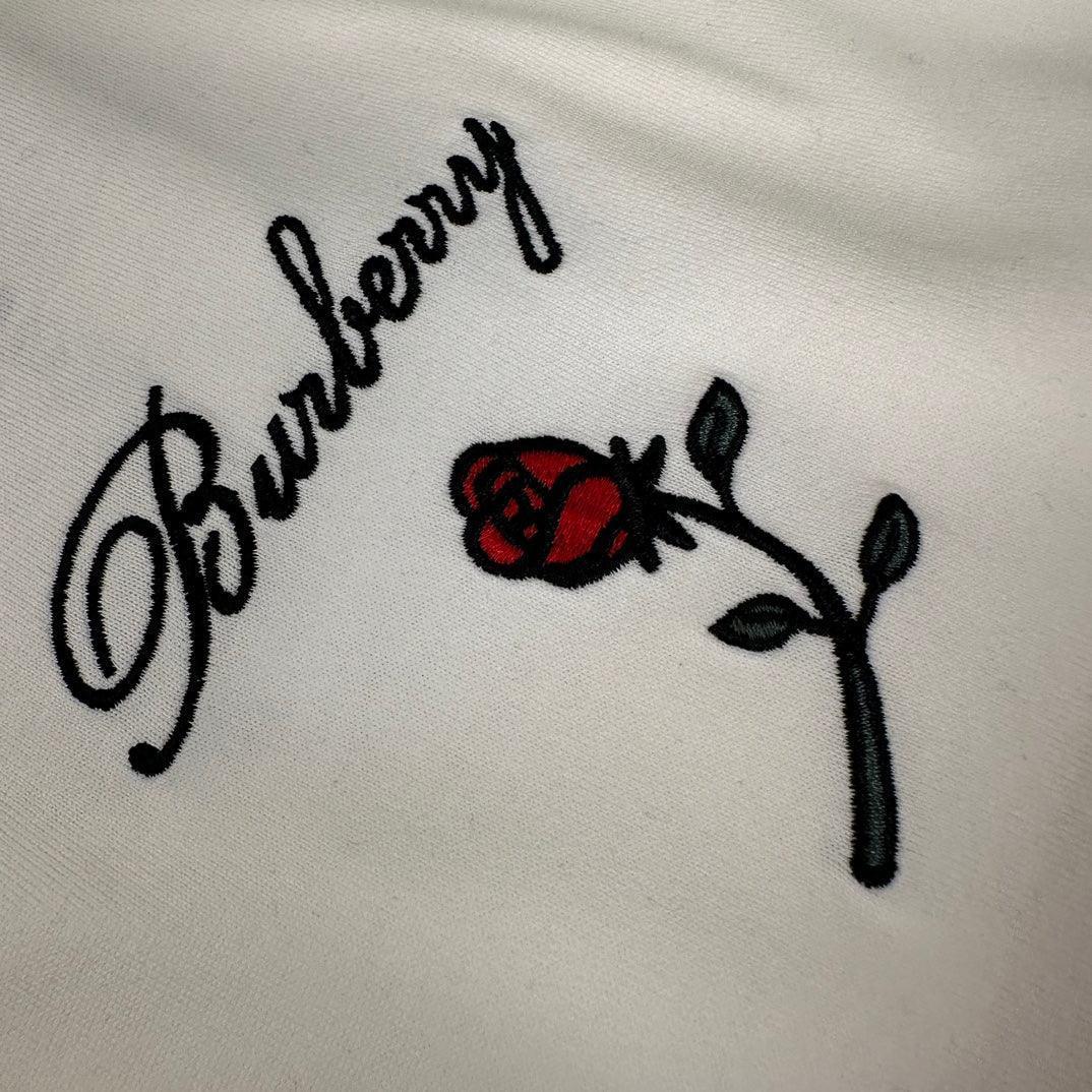 Burberry T-Shirt With Rose Without Collar &