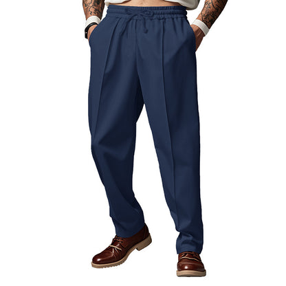 Mens Casual Straight Leg Pants
