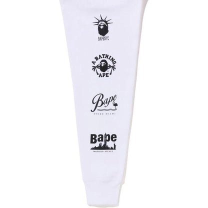 BAPE US Limited Collection USA Shark Hoodie A Bathing Ape White