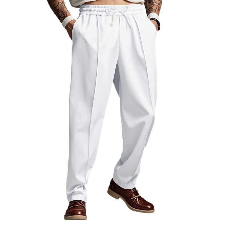 Mens Casual Straight Leg Pants