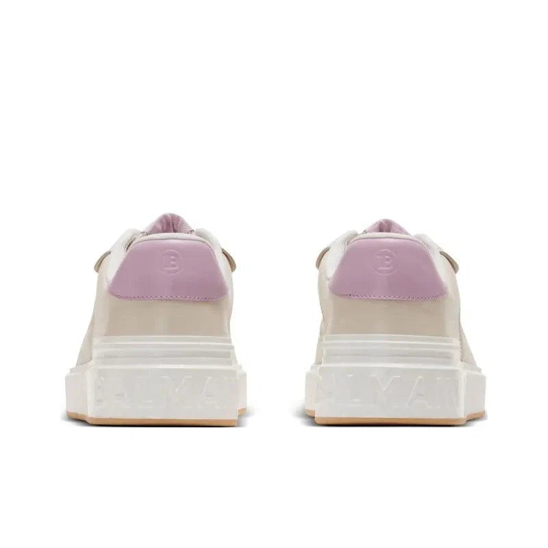 BALMAIN B-Court Flip Leather Sneakers