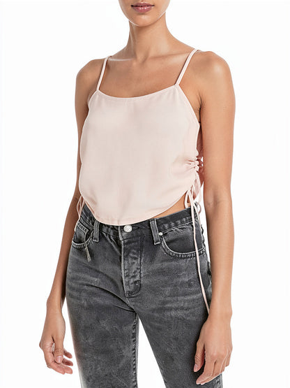 Lucy Paris Sienna Gathered Top, Size Large