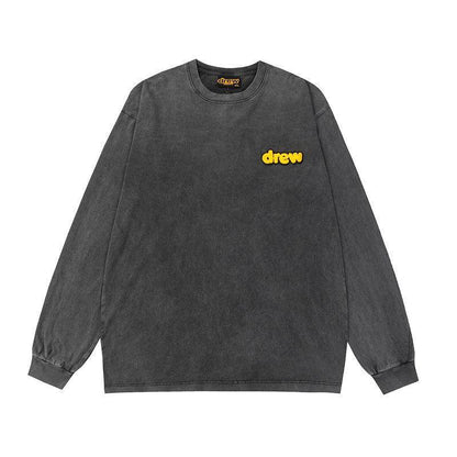 Drew House Secret Smiling Face Alphabet Long Sleeves &