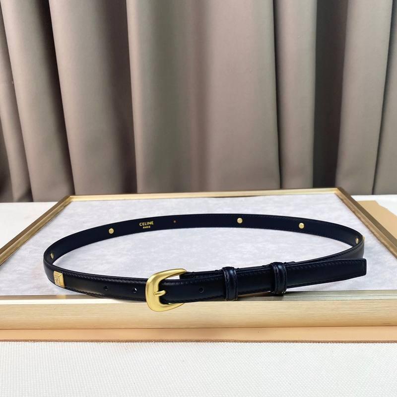 Celine Women Gold Buckle Belt &