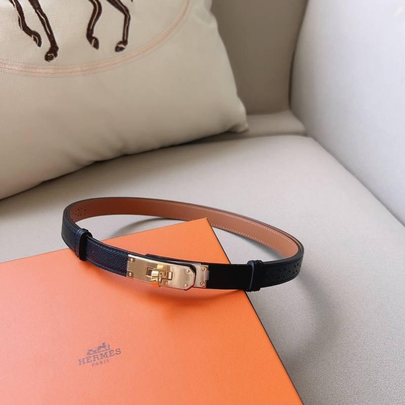 Hermes Men Gold Buckle Belt &