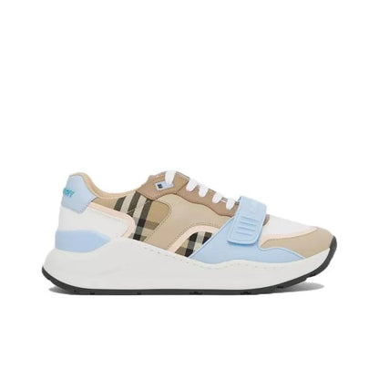 Burberry Cushioning Anti Slip And Wear Resistant Low Top Casual Shoes Blue Brown