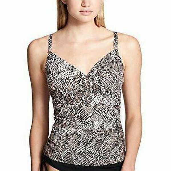 Calvin Klein Chameleon Crossover Tankini Top Women&