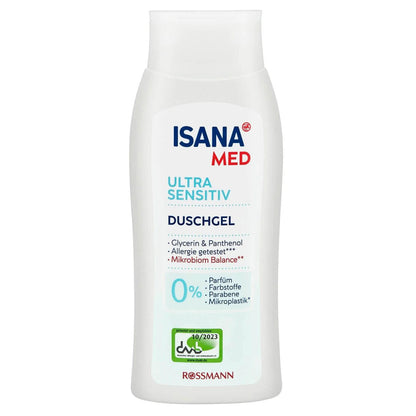 Isana Med Ultra Sensitive Shower Gel for Delicate Skin 250 ml
