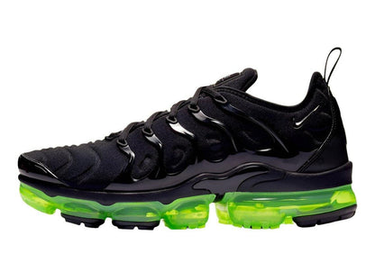 Nike Air VaporMax Plus Black Volt Sole Sneakers - Men&