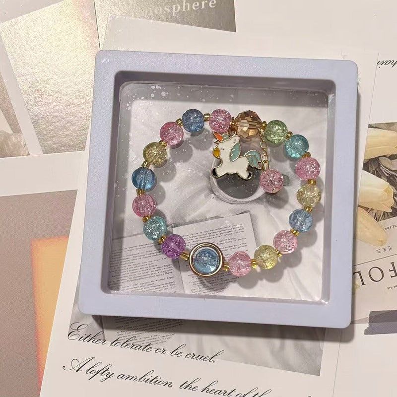Childrens Crystal Animal Bracelet