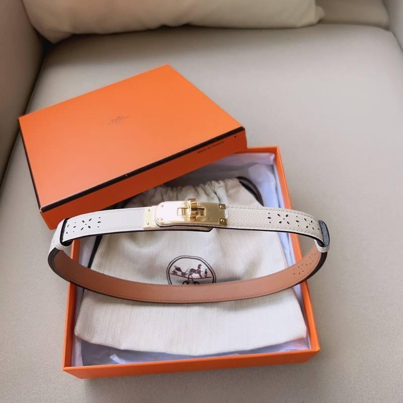 Hermes Men Gold Buckle Belt &