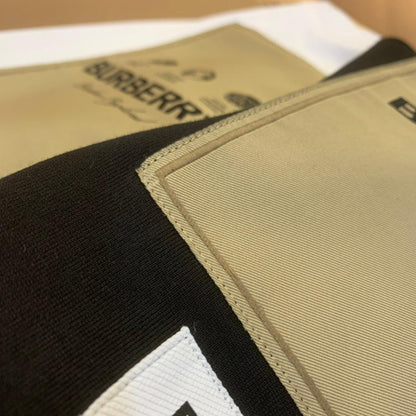 Burberry Black T-Shirt Without Collar