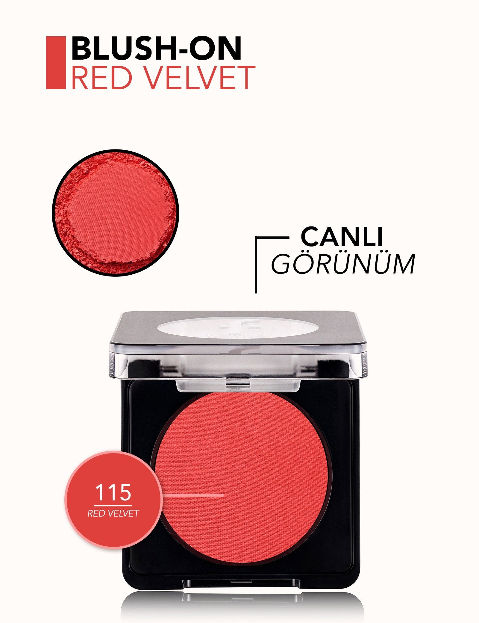 Flormar Blush-On High-Pigment Compact Powder Blush 6g