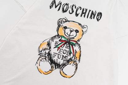 Moschino Teddy Bear T-Shirt Without Collar &